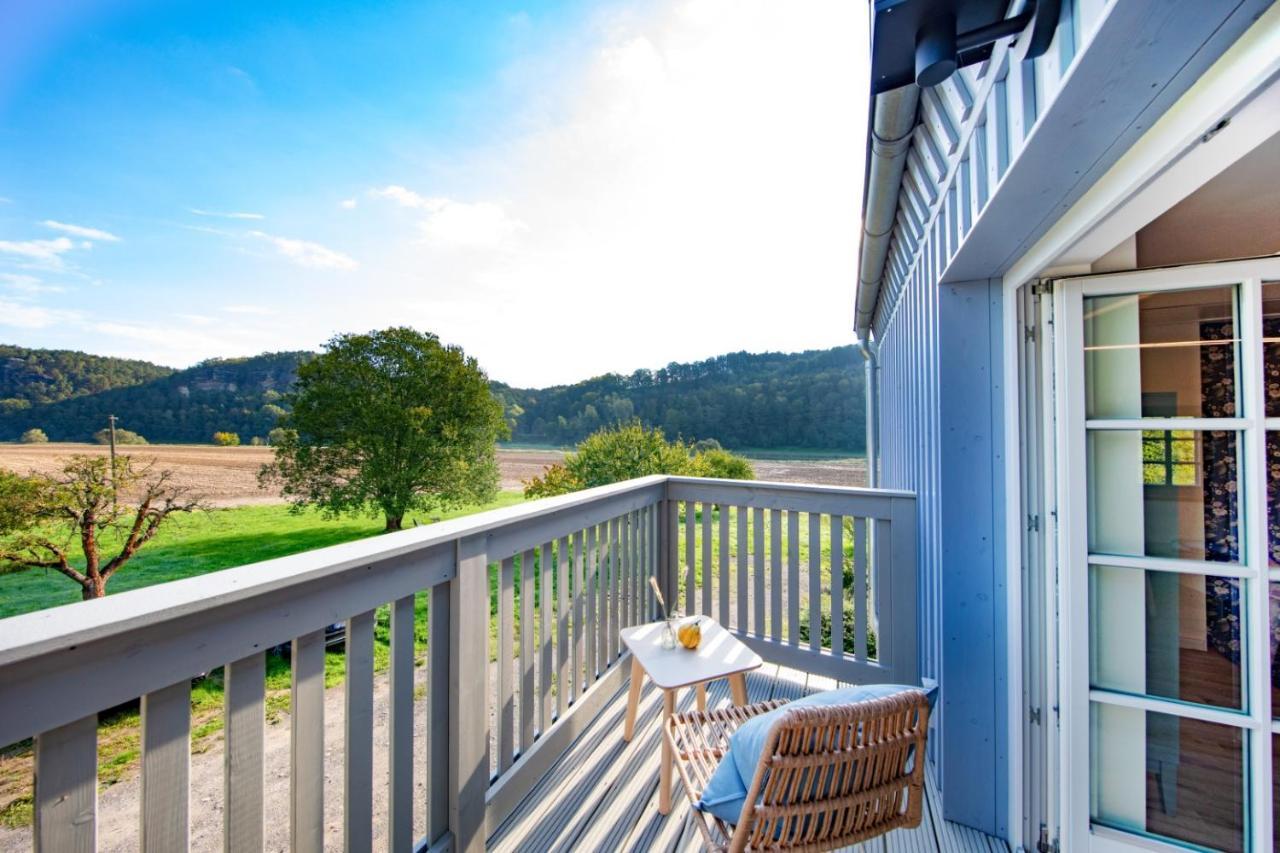 Traumhaftes Gaestehaus An Elberadweg Und Bastei Rathen Extérieur photo
